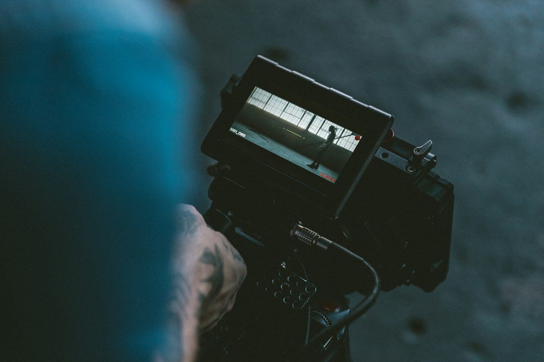 filmmaker holding camera