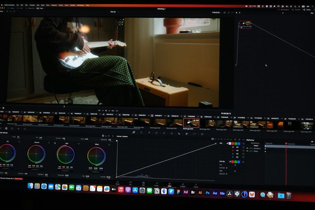 video editing software interface