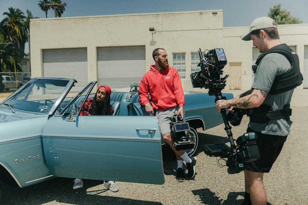 behind the scenes film set