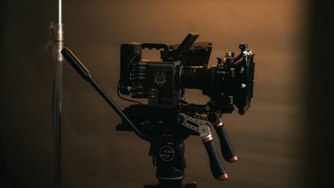 beginner filmmaker with camera