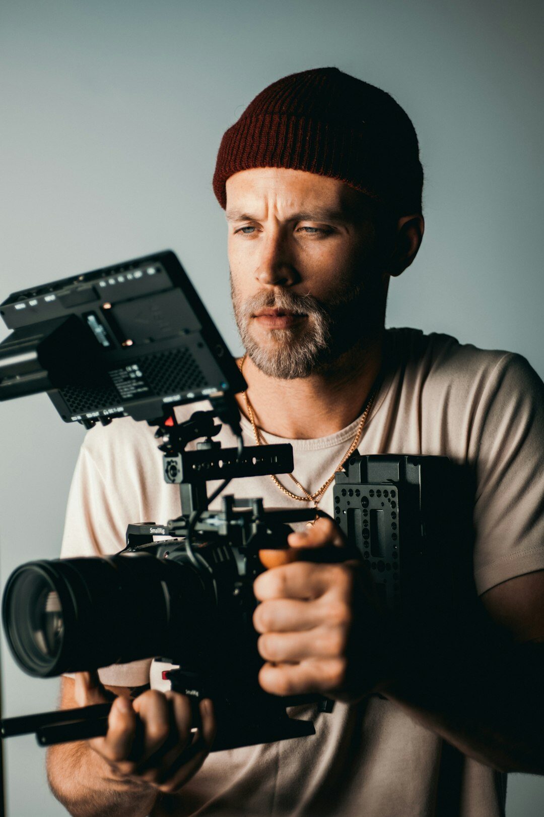 filmmaker shooting in 8k camera